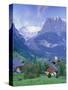 Grindelwald and the North Face of the Eiger, Jungfrau Region, Switzerland-Gavin Hellier-Stretched Canvas