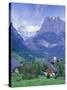 Grindelwald and the North Face of the Eiger, Jungfrau Region, Switzerland-Gavin Hellier-Stretched Canvas