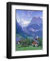 Grindelwald and the North Face of the Eiger, Jungfrau Region, Switzerland-Gavin Hellier-Framed Premium Photographic Print