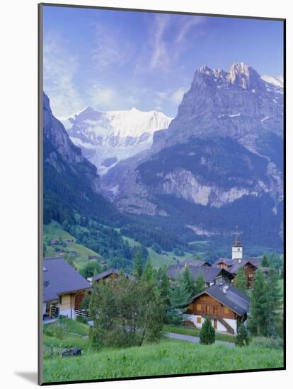 Grindelwald and the North Face of the Eiger, Jungfrau Region, Switzerland-Gavin Hellier-Mounted Photographic Print