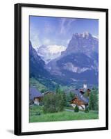 Grindelwald and the North Face of the Eiger, Jungfrau Region, Switzerland-Gavin Hellier-Framed Photographic Print