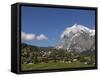 Grindelwald and Wetterhorn, Bernese Oberland, Swiss Alps, Switzerland, Europe-Hans Peter Merten-Framed Stretched Canvas