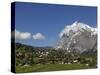 Grindelwald and Wetterhorn, Bernese Oberland, Swiss Alps, Switzerland, Europe-Hans Peter Merten-Stretched Canvas