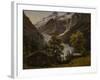 Grindelwald, Switzerland, 1835 oil on board-Thomas Fearnley-Framed Giclee Print