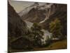 Grindelwald, Switzerland, 1835 oil on board-Thomas Fearnley-Mounted Giclee Print