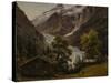 Grindelwald, Switzerland, 1835 oil on board-Thomas Fearnley-Stretched Canvas