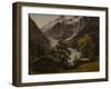 Grindelwald, Switzerland, 1835 oil on board-Thomas Fearnley-Framed Giclee Print