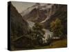 Grindelwald, Switzerland, 1835 oil on board-Thomas Fearnley-Stretched Canvas