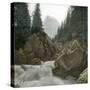 Grindelwald (Switzerland), the Torrent of the Reichenbach and the Welhorn, Circa 1865-Leon, Levy et Fils-Stretched Canvas