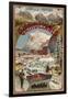 Grindelwald, Switzerland - View of the Bear Hotel Promotional Poster-Lantern Press-Framed Art Print