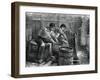 Grinders at Work on a Wheel, C1880-null-Framed Giclee Print