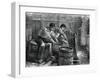 Grinders at Work on a Wheel, C1880-null-Framed Giclee Print