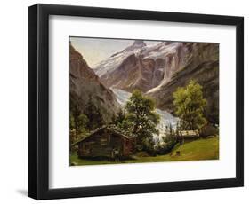 Grindewald, Switzerland, 1835-Thomas Fearnley-Framed Giclee Print