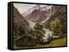 Grindewald, Switzerland, 1835-Thomas Fearnley-Framed Stretched Canvas