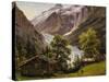 Grindewald, Switzerland, 1835-Thomas Fearnley-Stretched Canvas