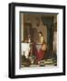 Grinding Coffee-Charles Henri Joseph Grips-Framed Premium Giclee Print