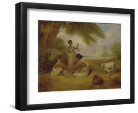 Grinding Corn, C.1792-95-Arthur William Devis-Framed Giclee Print