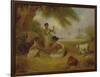 Grinding Corn, C.1792-95-Arthur William Devis-Framed Giclee Print