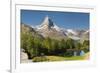 Grindjisee, Matterhorn, Zermatt, Valais, Switzerland-Rainer Mirau-Framed Photographic Print
