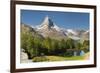 Grindjisee, Matterhorn, Zermatt, Valais, Switzerland-Rainer Mirau-Framed Photographic Print