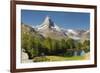 Grindjisee, Matterhorn, Zermatt, Valais, Switzerland-Rainer Mirau-Framed Photographic Print