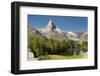 Grindjisee, Matterhorn, Zermatt, Valais, Switzerland-Rainer Mirau-Framed Photographic Print