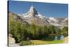Grindjisee, Matterhorn, Zermatt, Valais, Switzerland-Rainer Mirau-Stretched Canvas