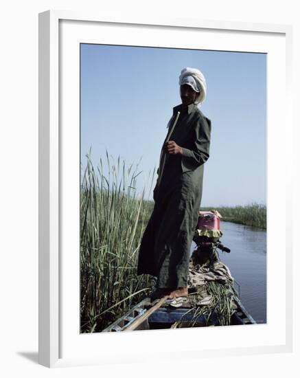 Grindly, Marshes, Iraq, Middle East-null-Framed Photographic Print