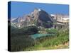 Grinnel Lake Below Mt Gould in Glacier National Park, Montana-Howard Newcomb-Stretched Canvas