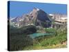 Grinnel Lake Below Mt Gould in Glacier National Park, Montana-Howard Newcomb-Stretched Canvas