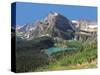 Grinnel Lake Below Mt Gould in Glacier National Park, Montana-Howard Newcomb-Stretched Canvas
