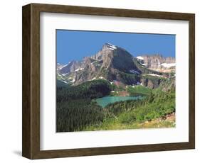 Grinnel Lake Below Mt Gould in Glacier National Park, Montana-Howard Newcomb-Framed Photographic Print