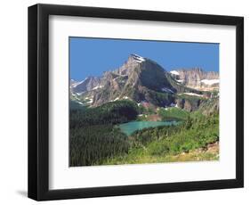 Grinnel Lake Below Mt Gould in Glacier National Park, Montana-Howard Newcomb-Framed Photographic Print