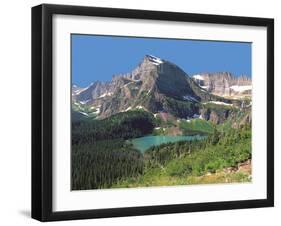 Grinnel Lake Below Mt Gould in Glacier National Park, Montana-Howard Newcomb-Framed Photographic Print