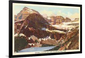 Grinnell Glacier, Glacier Park, Montana-null-Framed Art Print