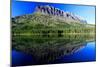 Grinnell Point and Fischercap Lake Mountain Reflection Glacier National Park Montana-Steve Boice-Mounted Photographic Print