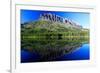 Grinnell Point and Fischercap Lake Mountain Reflection Glacier National Park Montana-Steve Boice-Framed Photographic Print