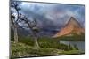 Grinnell Point over Swift Current Lake in Glacier National Park, Montana-Chuck Haney-Mounted Photographic Print