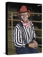 Grinning Rodeo Clown-null-Stretched Canvas