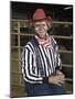 Grinning Rodeo Clown-null-Mounted Photographic Print