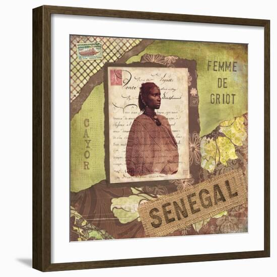 Griot's Wife-Gwenaëlle Trolez-Framed Art Print