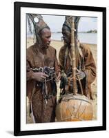 Griots, Traditional Musicians, Sofara, Mali, Africa-Bruno Morandi-Framed Photographic Print