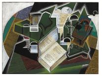 Book, Pipe and Glasses, 1915-Gris-Giclee Print