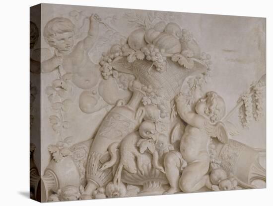 Grisaille en trompe-l'oeil imitant un bas-relief (d'une série de six), dessus de porte-Piat Joseph Sauvage-Stretched Canvas