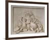 Grisaille en trompe-l'oeil imitant un bas-relief (d'une série de six), dessus de porte-Piat Joseph Sauvage-Framed Giclee Print