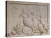 Grisaille en trompe-l'oeil imitant un bas-relief (d'une série de six), dessus de porte-Piat Joseph Sauvage-Stretched Canvas