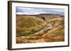 Grisedale Beck Meanders Below Baugh Fell Toward Garsdale Head in the Yorkshire Dales-Mark-Framed Photographic Print