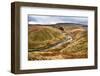 Grisedale Beck Meanders Below Baugh Fell Toward Garsdale Head in the Yorkshire Dales-Mark-Framed Photographic Print