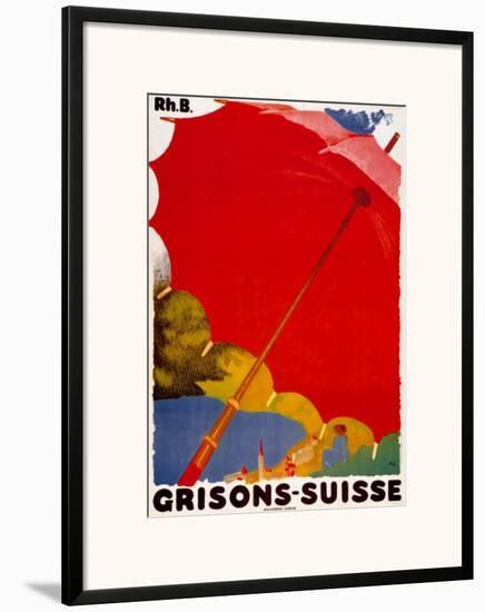 Grisons Suisse-Augusto Giacometti-Framed Art Print