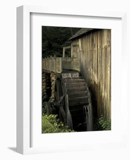 Grist mill, Cades Cove, Great Smoky Mountains National Park, Tennessee, USA-Adam Jones-Framed Photographic Print